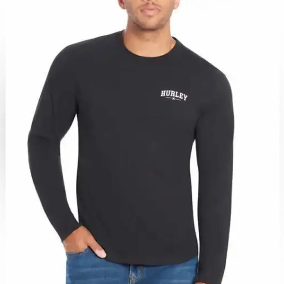 Men’s Hurley Long Sleeve T Shirt Large - Picture 1 of 6